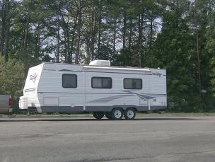 travel trailer transport